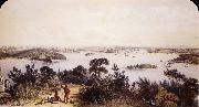George French Angas The City and Harbour of Sydney china oil painting artist